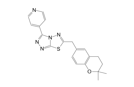 [1,2,4]triazolo[3,4-b][1,3,4]thiadiazole, 6-[(3,4-dihydro-2,2-dimethyl-2H-1-benzopyran-6-yl)methyl]-3-(4-pyridinyl)-