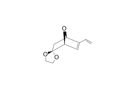 (+/-)-2-ETHENYL-5,5-(ETHYLENEDIOXY)-7-OXABICYCLO-[2.2.1]-HEPT-2-ENE