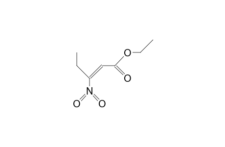 (Z)-3-Nitro-2-pentenoic acid, ethyl ester