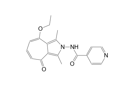 N-(4-ethoxy-1,3-dimethyl-8-oxocyclohepta[c]pyrrol-2(8H)-yl)isonicotinamide