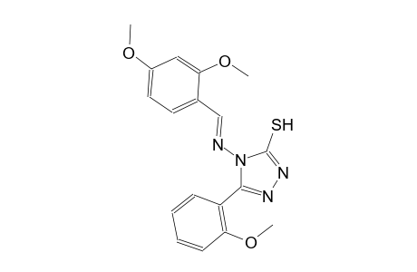 4-{[(E)-(2,4-dimethoxyphenyl)methylidene]amino}-5-(2-methoxyphenyl)-4H-1,2,4-triazole-3-thiol