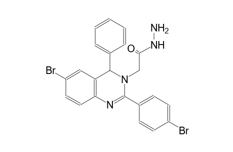 2-(6-bromo-2-(4-bromophenyl)-4-phenyl-3(4H)-quinazolinyl)acetohydrazide