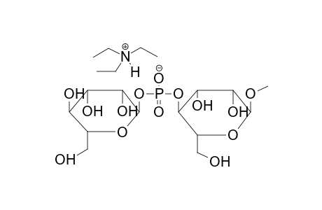 METHYL 4-O-(ALPHA-D-MANNOPYRANOSYLPHOSPHORYL)-ALPHA-D-MANNOPYRANOSIDE,TRIETHYLAMMONIUM SALT