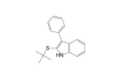 1H-Indole, 2-[(1,1-dimethylethyl)thio]-3-phenyl-