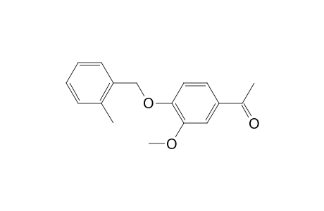 1-Ethanone, 1-[3-methoxy-4-[(2-methylphenyl)methoxy]phenyl]-
