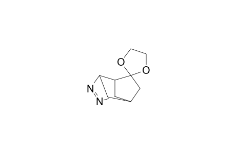 Spiro[1,3-dioxolane-2,4'(3'H)-[3,6]methanocyclopentapyrazole], 3'a,5',6',6'a-tetrahydro-