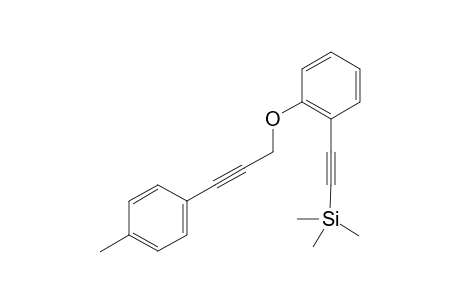 Trimethyl[(2-{[3-(4-methylphenyl)prop-2-yn-1-yl]oxy}phenyl)ethynyl]silane