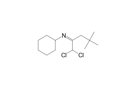 Cyclohexanamine, N-[1-(dichloromethyl)-3,3-dimethylbutylidene]-, (Z)-
