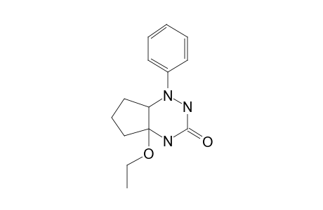 1H-Cyclopenta[E]-1,2,4-triazin-3(2H)-one, 4A-ethoxy-4,4A,5,6,7,7A-hexahydro-1-phenyl-