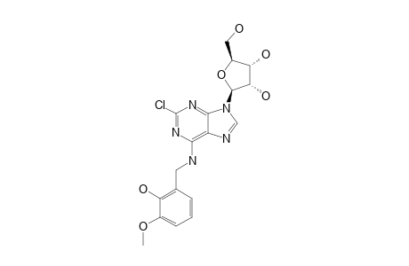 2-CHLORO-N6-(2-HYDROXY-3-METHOXYBENZYL)-ADENOSINE