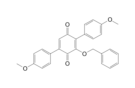 2-(Benzyloxy)-3,6-bis(p-methoxyphenyl)-1,4-benzoquinone