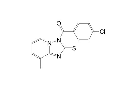 3-(4-chlorobenzoyl)-8-methyl[1,2,4]triazolo[1,5-a]pyridine-2(3H)-thione