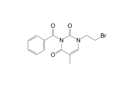 1-(2-bromoethyl)-5-methyl-3-(phenylcarbonyl)pyrimidine-2,4-dione