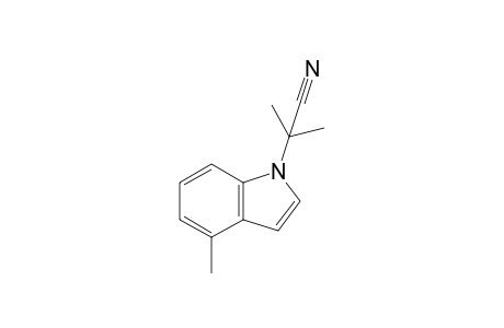 2-Methyl-2-(4-methyl-1H-indol-1-yl)propanenitrile