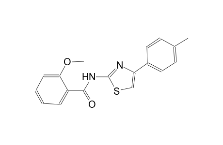 2-methoxy-N-[4-(4-methylphenyl)-1,3-thiazol-2-yl]benzamide