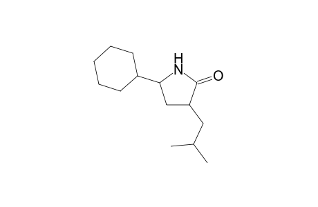 5-Cyclohexyl-3-isobutyl-2-oxopyrrolidine