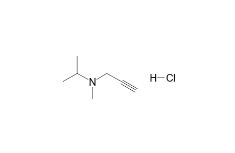 N-Methyl-N-(2-propyl)propargylamine Hydrochloride
