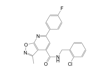 isoxazolo[5,4-b]pyridine-4-carboxamide, N-[(2-chlorophenyl)methyl]-6-(4-fluorophenyl)-3-methyl-