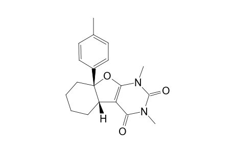 5a-(4-Methylphenyl)-2,4-dimethyl-2,4-diaza-1,2,3,4,5a,6,7,8,9,9a-decahydrodibenzofuran-1,3-dione