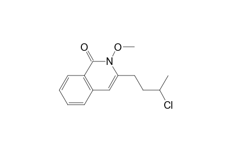 N-Methoxy-3-(3-chlorobutyl)isoquinolin-1(2H)-one
