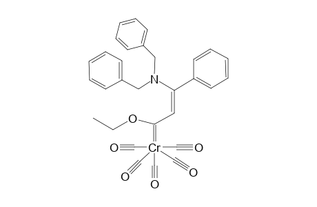 Pentacarbonyl [(2E)-3-(dibenzylamino)-1-ethoxy-3-phenyl-2-propenylidene ] chromium