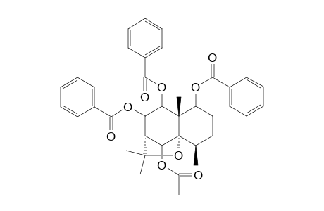 6.alpha.-Acetoxy-1.beta.,8.beta.,9.beta.-tris(benzoyloxy)-.beta.-dihydroagarufuran