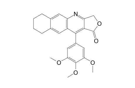 11-(3,4,5-Trimethoxyphenyl)-6,7,8,9-tetrahydrobenzo[g]furo[3,4-b]quinolin-1(3H)-one