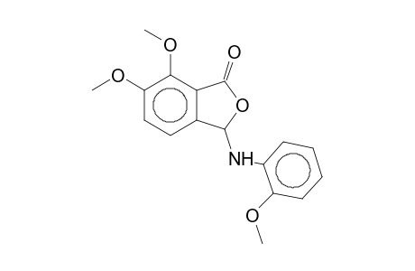6,7-Dimethoxy-3-(2-methoxyanilino)-3H-2-benzofuran-1-one