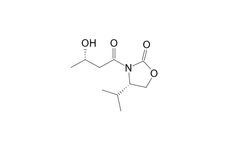 (3'S,4S)-3-(3'-Hydroxybutanoyl)-4-(1''-methylethyl)-2-oxazolidinone