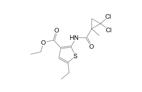ethyl 2-{[(2,2-dichloro-1-methylcyclopropyl)carbonyl]amino}-5-ethyl-3-thiophenecarboxylate