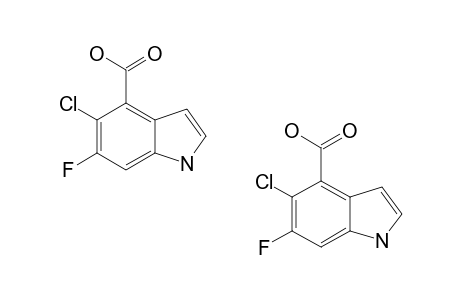 5-CHLORO-6-FLUOROINDOLE-4-CARBOXYLIC-ACID