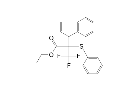 Ethyl 3-phenyl-2-(phenylthio)-2-(trifluoromethyl)-4-pentenoate