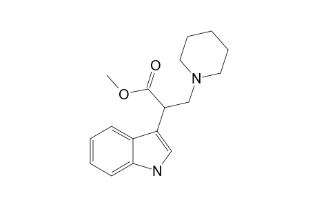 2-(1H-indol-3-yl)-3-piperidino-propionic acid methyl ester