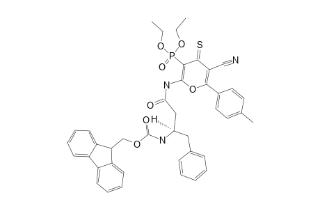 2-(FLUORENYL-9-METHOXYCARBONYL-BETA-L-PHENYLALANYL)-AMINO-5-CYANO-6-P-TOLYL-4-THIOXO-4H-PYRAN-3-YLPHOSPHONIC-ACID-DIETHYLESTER