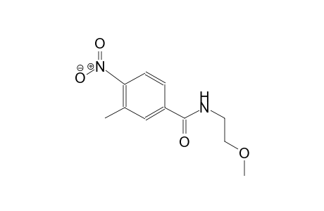 N-(2-methoxyethyl)-3-methyl-4-nitrobenzamide