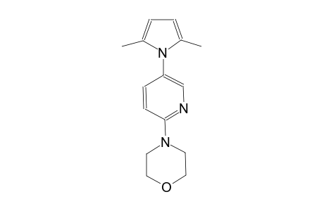 4-[5-(2,5-dimethyl-1H-pyrrol-1-yl)-2-pyridinyl]morpholine