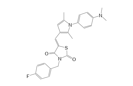 2,4-thiazolidinedione, 5-[[1-[4-(dimethylamino)phenyl]-2,5-dimethyl-1H-pyrrol-3-yl]methylene]-3-[(4-fluorophenyl)methyl]-, (5Z)-