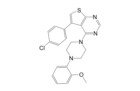 thieno[2,3-d]pyrimidine, 5-(4-chlorophenyl)-4-[4-(2-methoxyphenyl)-1-piperazinyl]-