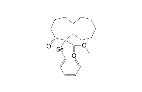 Cyclohexanecarboxylic acid, 2-oxo-1-(phenylseleno)-, ethyl ester