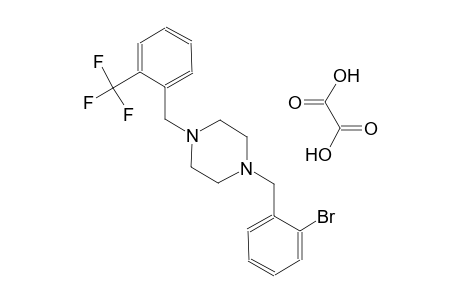 1-(2-bromobenzyl)-4-[2-(trifluoromethyl)benzyl]piperazine oxalate