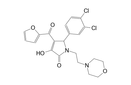 5-(3,4-dichlorophenyl)-4-(2-furoyl)-3-hydroxy-1-[2-(4-morpholinyl)ethyl]-1,5-dihydro-2H-pyrrol-2-one