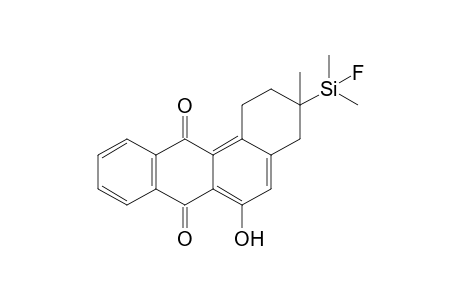 3-(Dimethylfluorosilanyl)-6-hydroxy-3-methyl-1,2,3,4-tetrahydrobenz[a]anthracene-7,12-dione