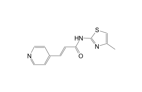 2-propenamide, N-(4-methyl-2-thiazolyl)-3-(4-pyridinyl)-, (2E)-