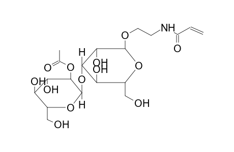(2-ACRYLAMIDOETHYL)-3-O-(2-O-ACETYL-ALPHA-D-GLUCOPYRANOSYL)-ALPHA-D-MANNOPYRANOSIDE