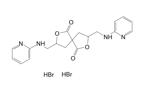 3,8-bis{[(2-pyridyl)amino]methyl}-2,7-dioxaspiro[4,4]nonane-1,6-dione, dihydrobromide