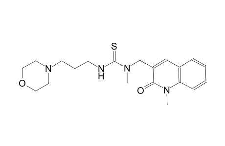 thiourea, N-[(1,2-dihydro-1-methyl-2-oxo-3-quinolinyl)methyl]-N-methyl-N'-[3-(4-morpholinyl)propyl]-
