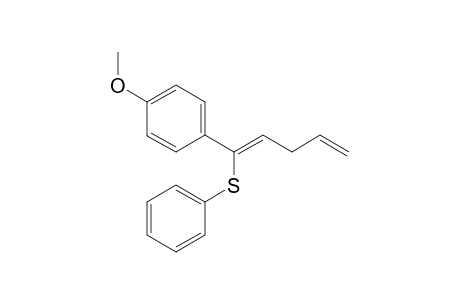 1-(4-Methoxyphenyl)-1-phenylthiopenta-1(Z),4-diene