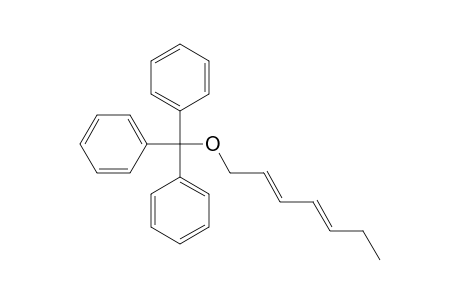 (E,E)-1-TRIPHENYLMETHOXY-HEPTA-2,4-DIENE