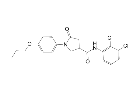 3-pyrrolidinecarboxamide, N-(2,3-dichlorophenyl)-5-oxo-1-(4-propoxyphenyl)-