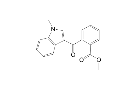 1-Methyl-3-((o-methoxycarbonylphenyl)carbonyl)-indole